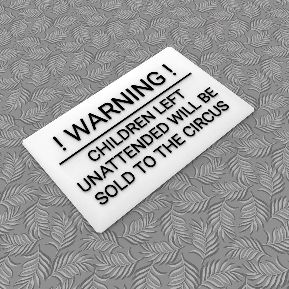 Sold To Circus Sign