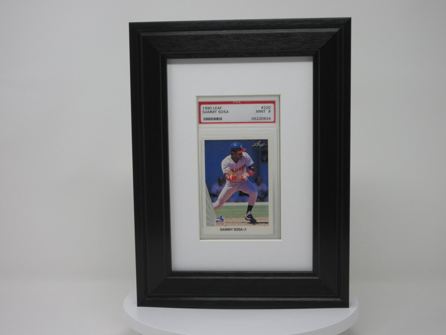 Single Trading Card Display Frame - Professional Matting For Sports Cards & Collectibles