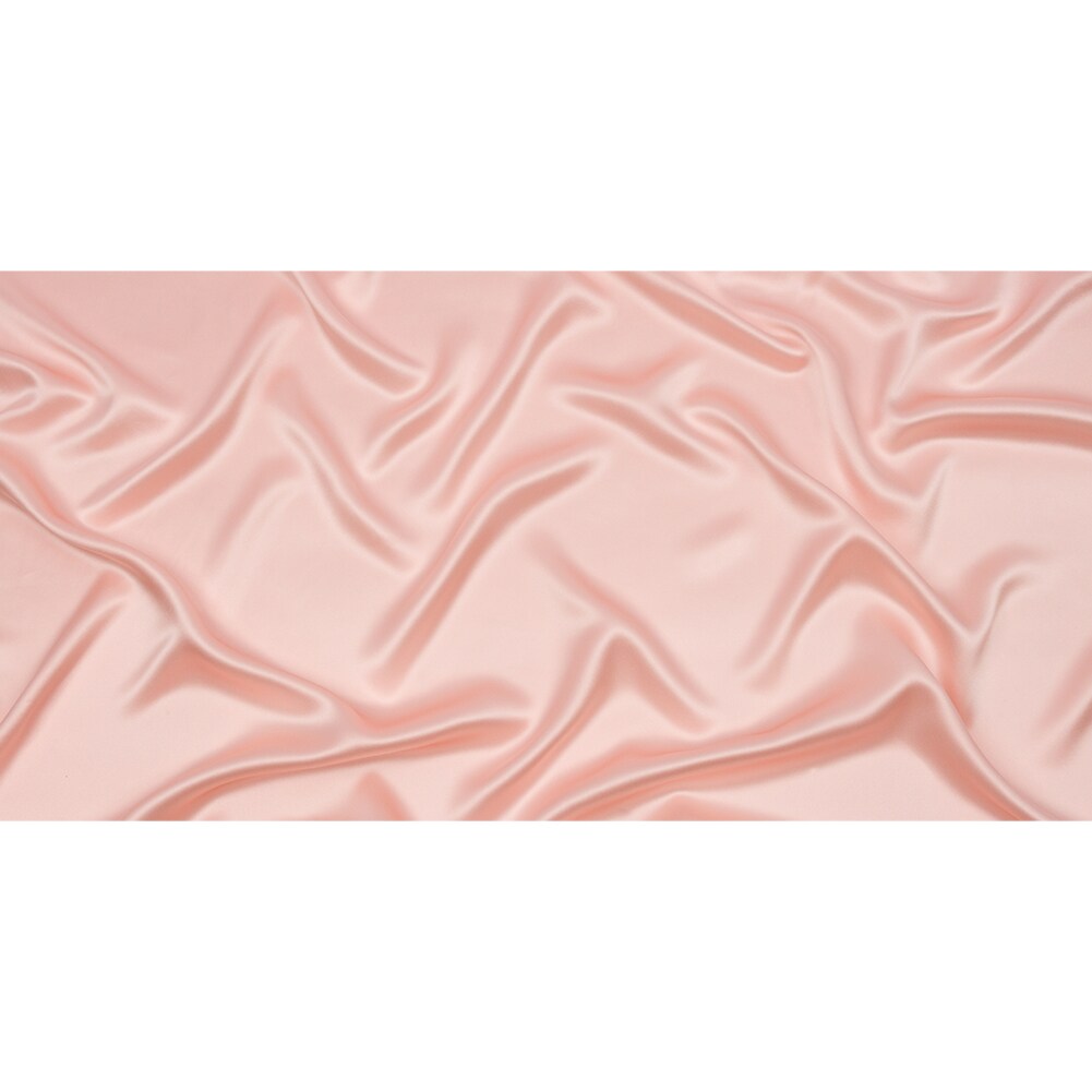 1 Yard Veiled Rose Silk Charmeuse 44&#x22; Wide Luxury Fabric for Dresses, Gowns &#x26; Blouses