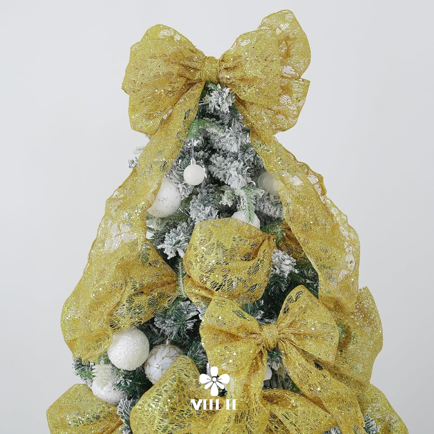 Gold Glitter Mesh Star Web Ribbon Yards Roll Gold Mesh Fabric Ribbon Decorative Mesh Gold Mesh Ribbon