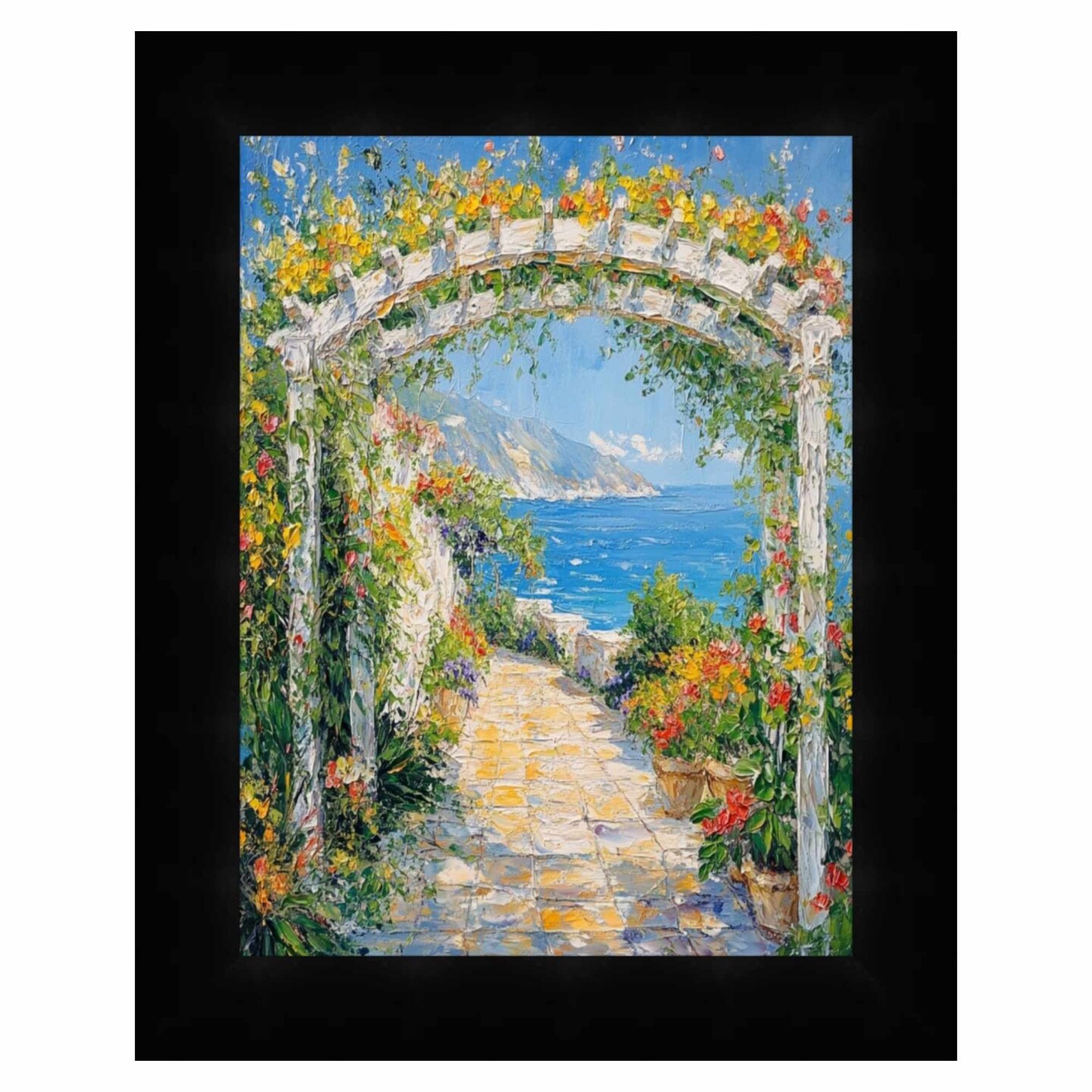 Modern Gallery Wall Gloss Black Picture Frame 20x24 frame