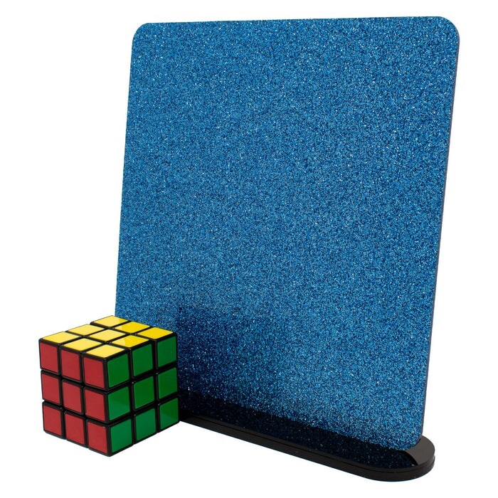 Glitter Acrylic 2.6mm (1/8th Inch), 12x19 inch | CO2 Laser & CO2 Glowforge Ready, Special Pattern Cast Acrylics, Craft Closet Brand