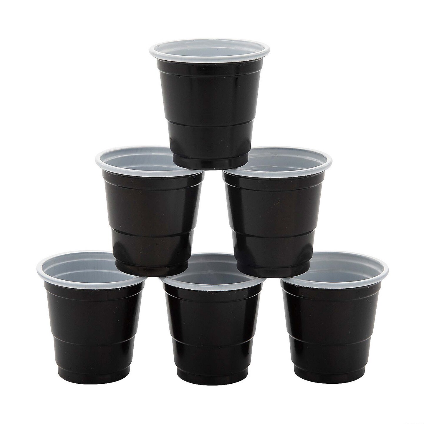 4th of July 1.5 oz Bulk 50 Ct. Disposable Plastic Shot Glasses