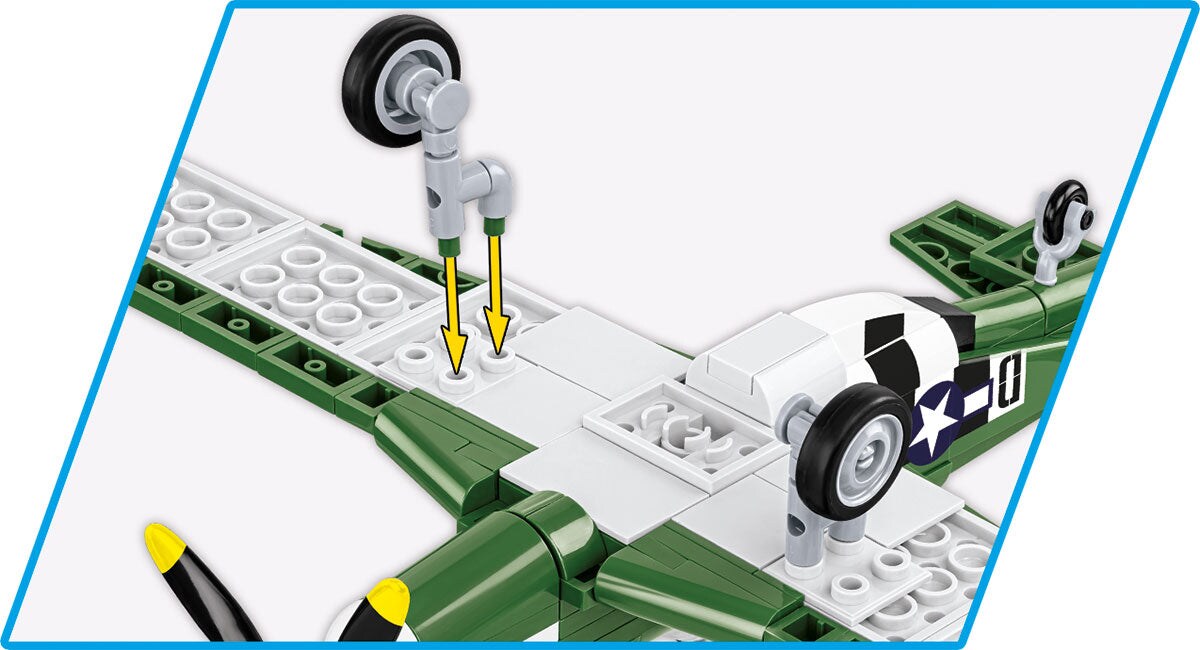 COBI Historical Collection NORTH AMERICAN P-51D Mustang Aircraft