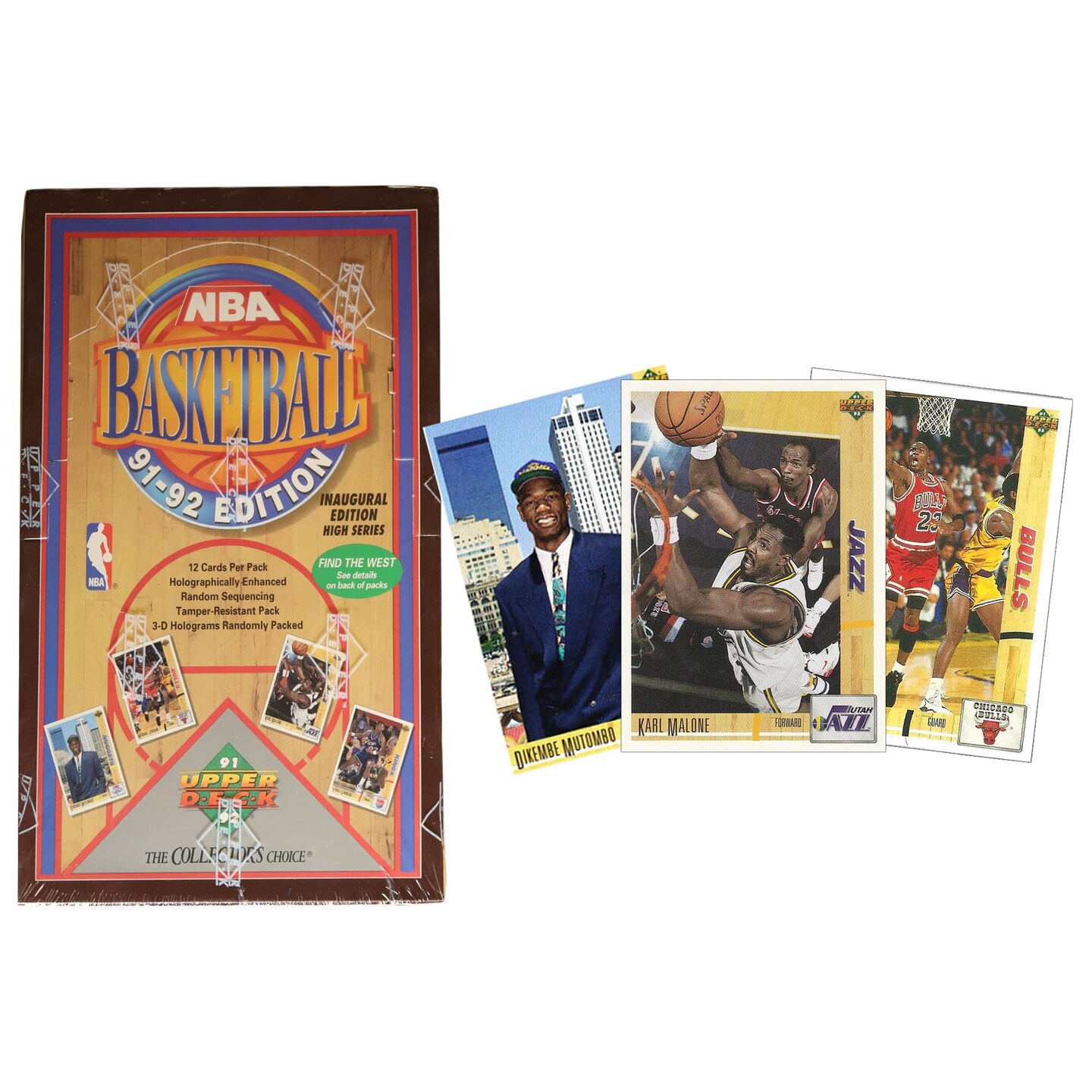 NBA 1991-92 Upper Deck Basketball High Series Sealed Box | 36 Packs