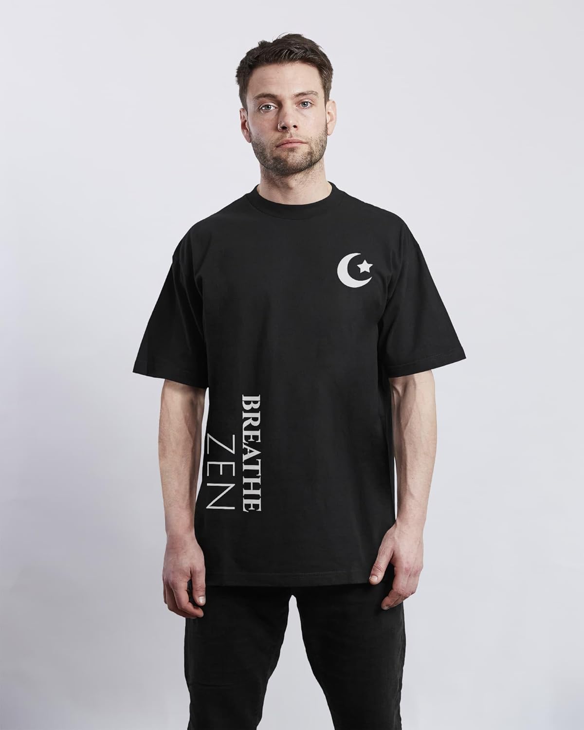 5-Pack Large Mandala Stencils – Half Mandala & Breathe Zen Reusable PET Painting Templates for DIY Crafts on Walls, Wood, Fabric, Rocks & Home Decor