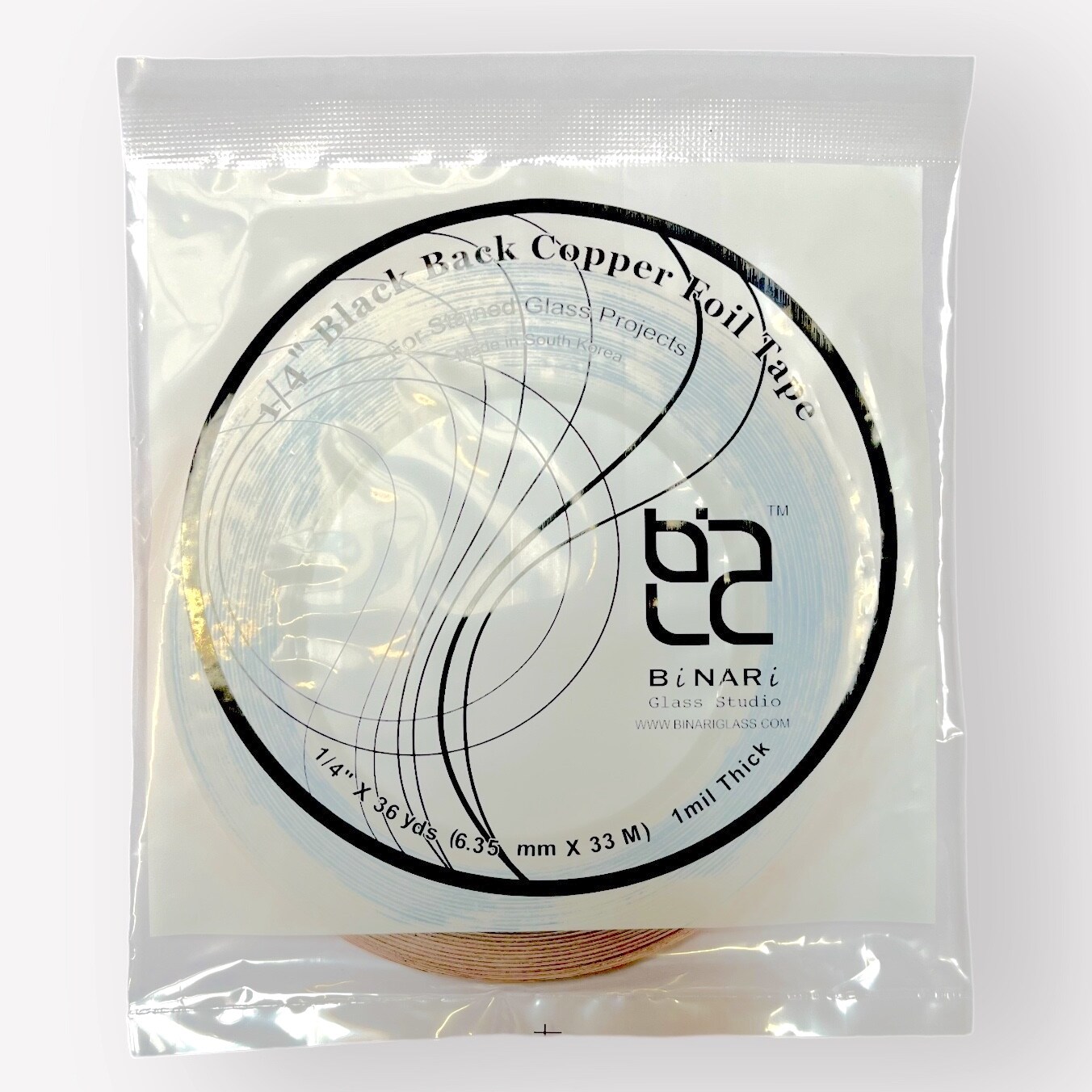 Stained Glass Copper Foils - All Kinds of Copper or Black Copper Foils