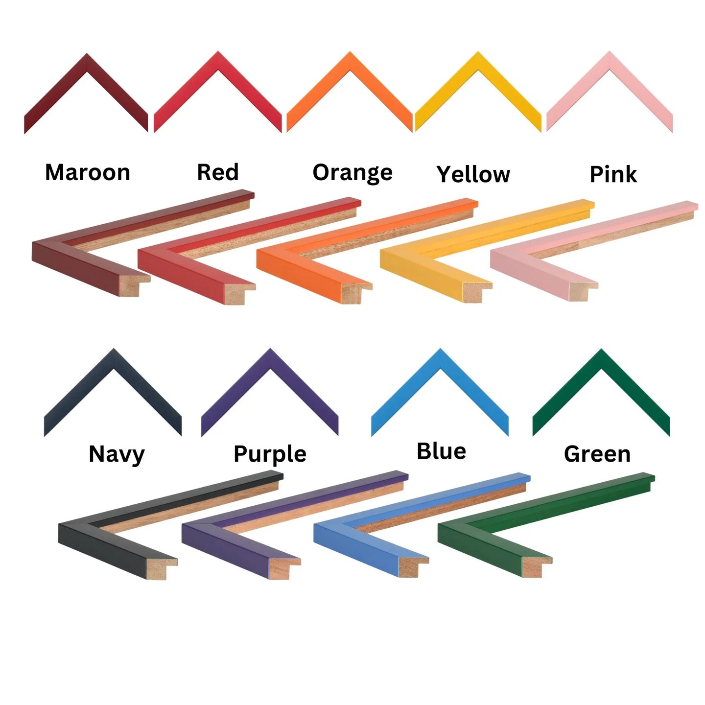 Color 11x14 Picture frame Color frames