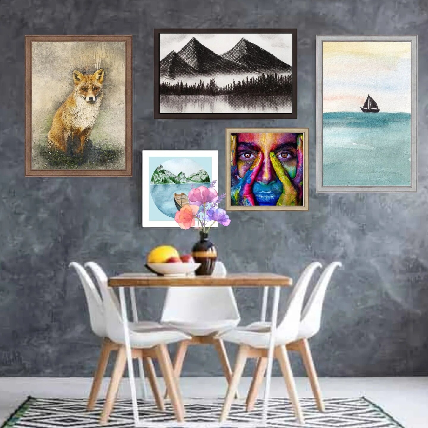 Modern 24x36 Gold Picture Frame Wood - Custom Framing