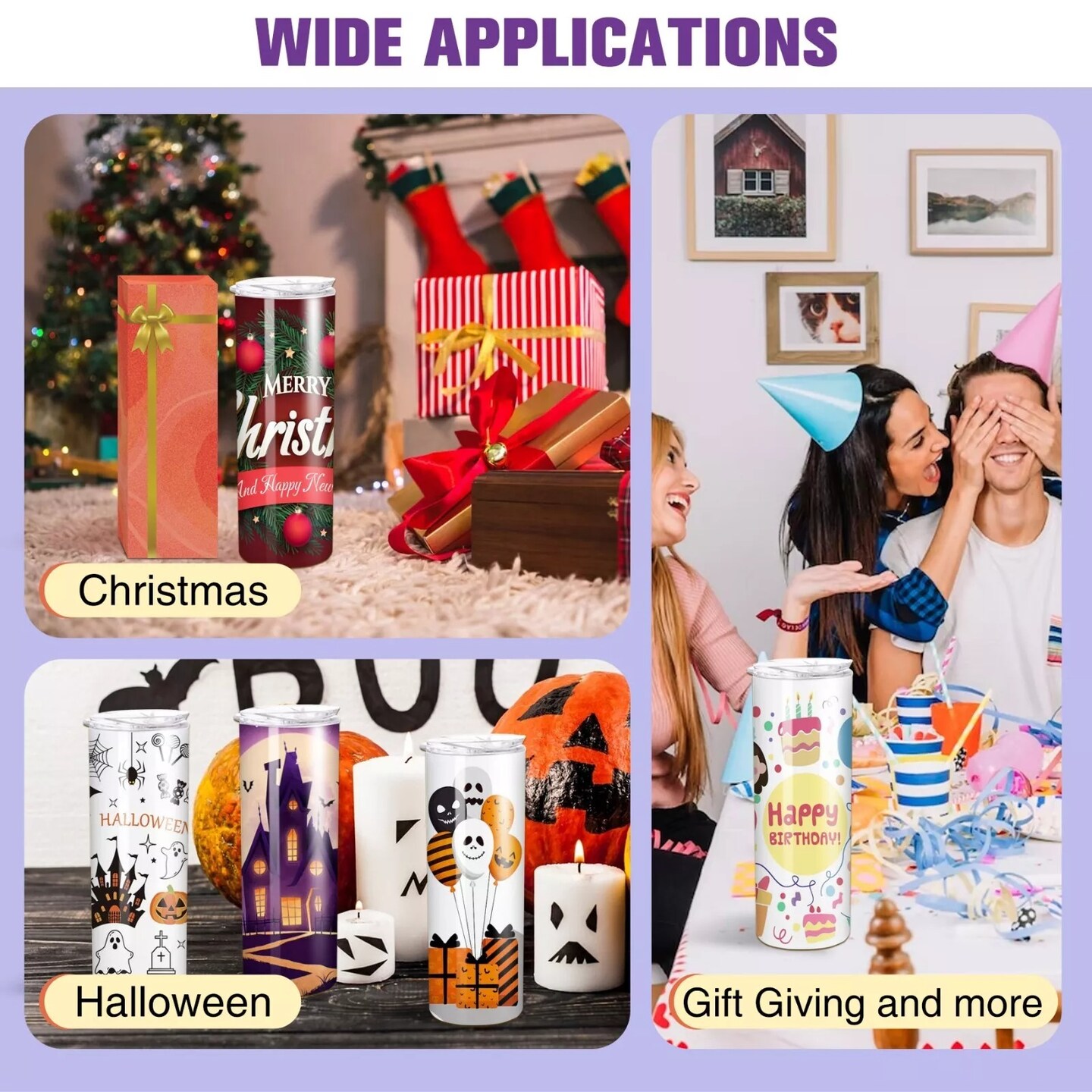 A-SUB A4 125g Sublimation Paper + 20oz Skinny Tumblers 4PK Bundle