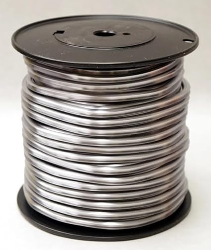 Generic Cascade 15 lb. Spool 3/16"" Round U Lead Came RU80 - for Glass and Stained Glass Projects, Gray