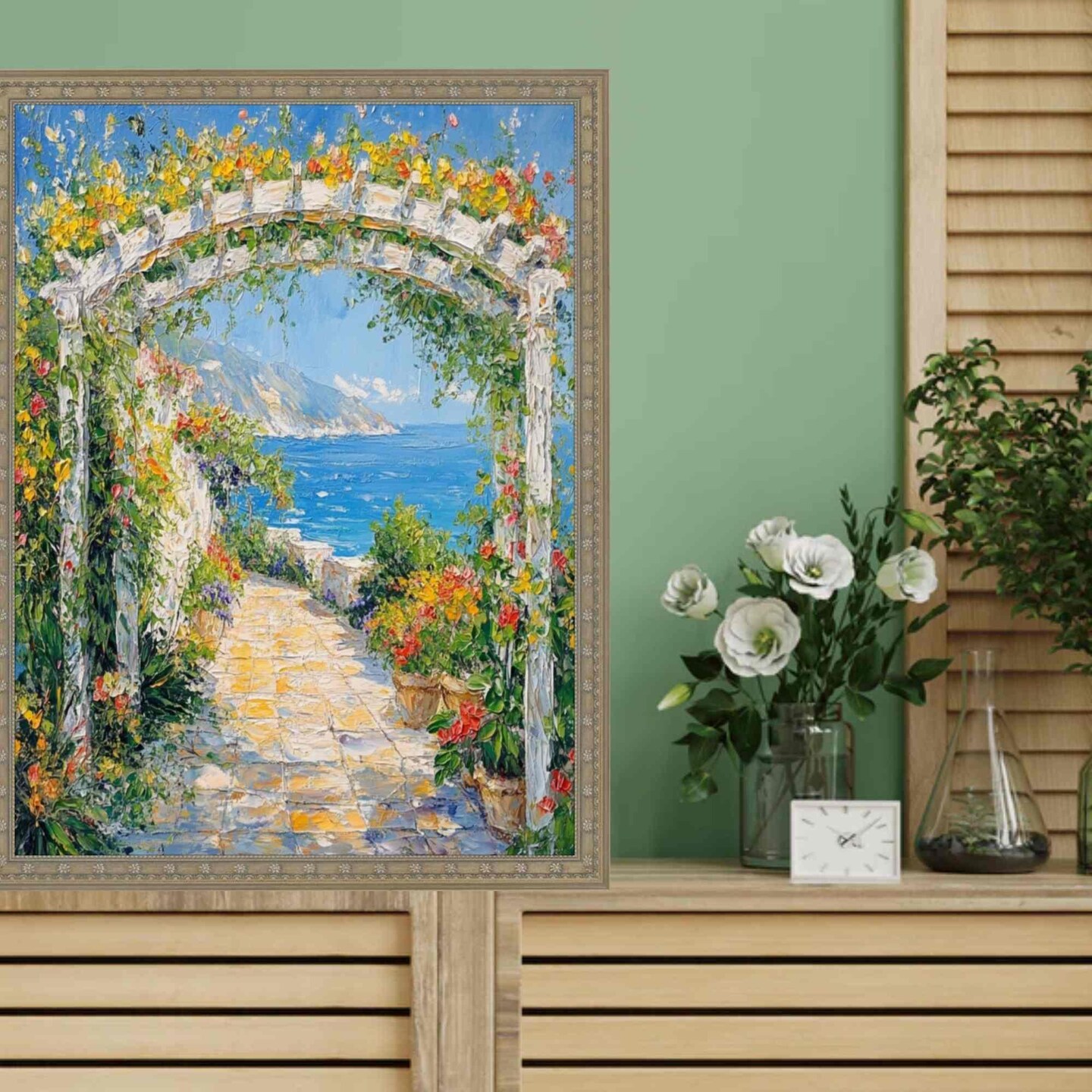 Slim Silver Stars Picture Frame 30x36 frame