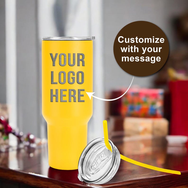 Custom Logo 40oz Tumblers, Engraved Company Logo Tumbler, Bulk Tumblers,  Corporate Gift, Personalized Branded Cups, Wholesale Business Mugs |  MakerPlace by Michaels
