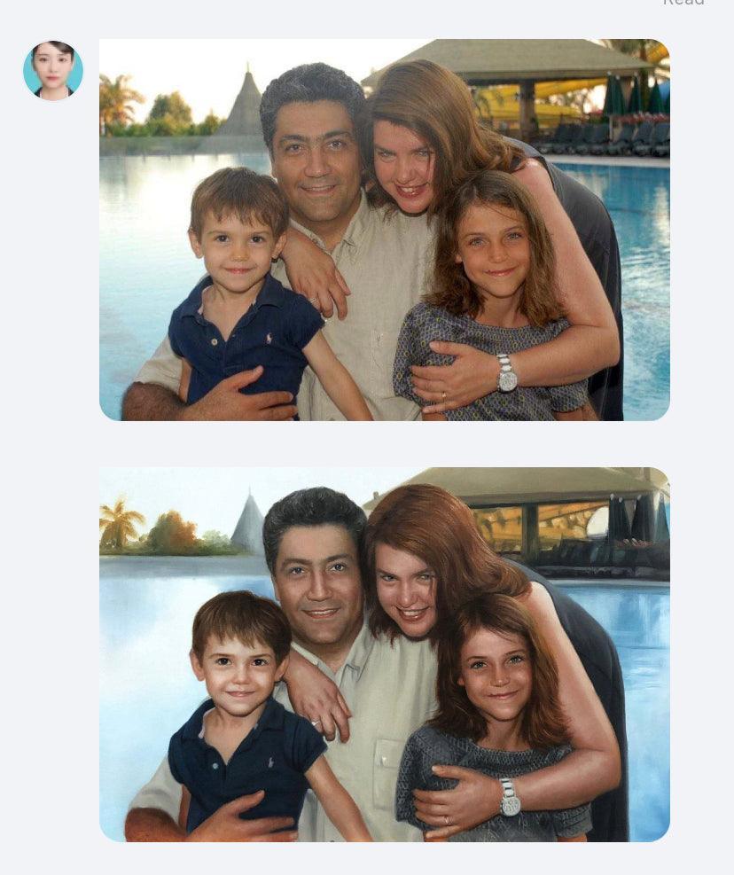 Oil painting Photo to painting