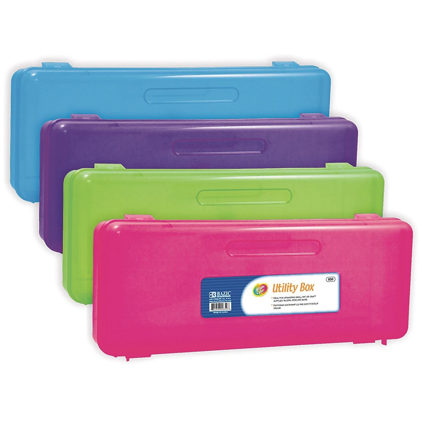 Ruler Length Pencil Storage Box (Pack of 12)