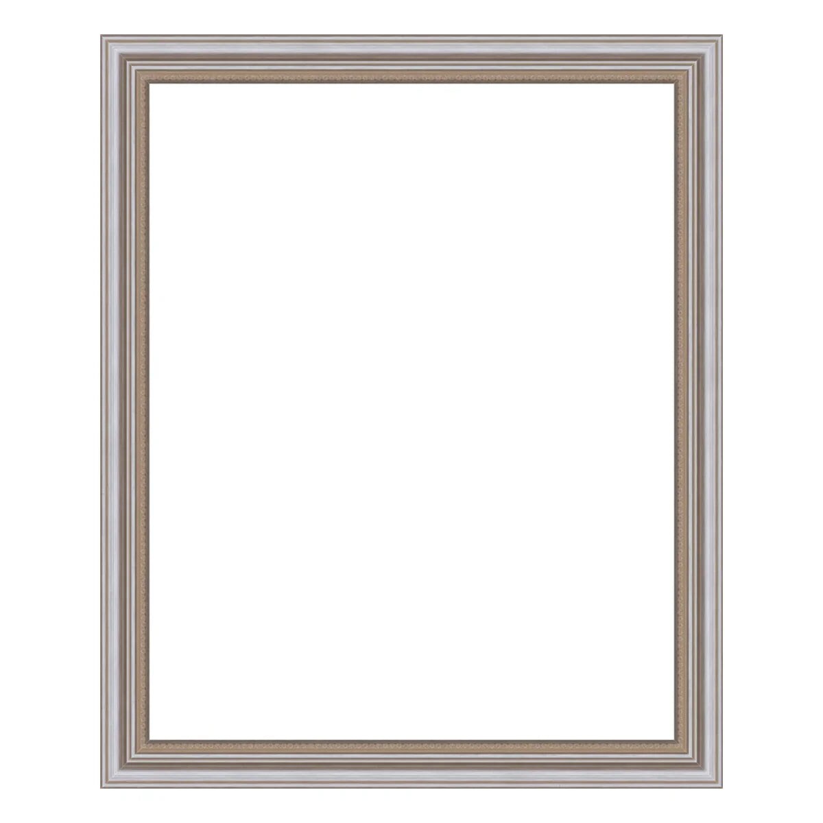 Traditional Silver leaf Pewter Picture Frame