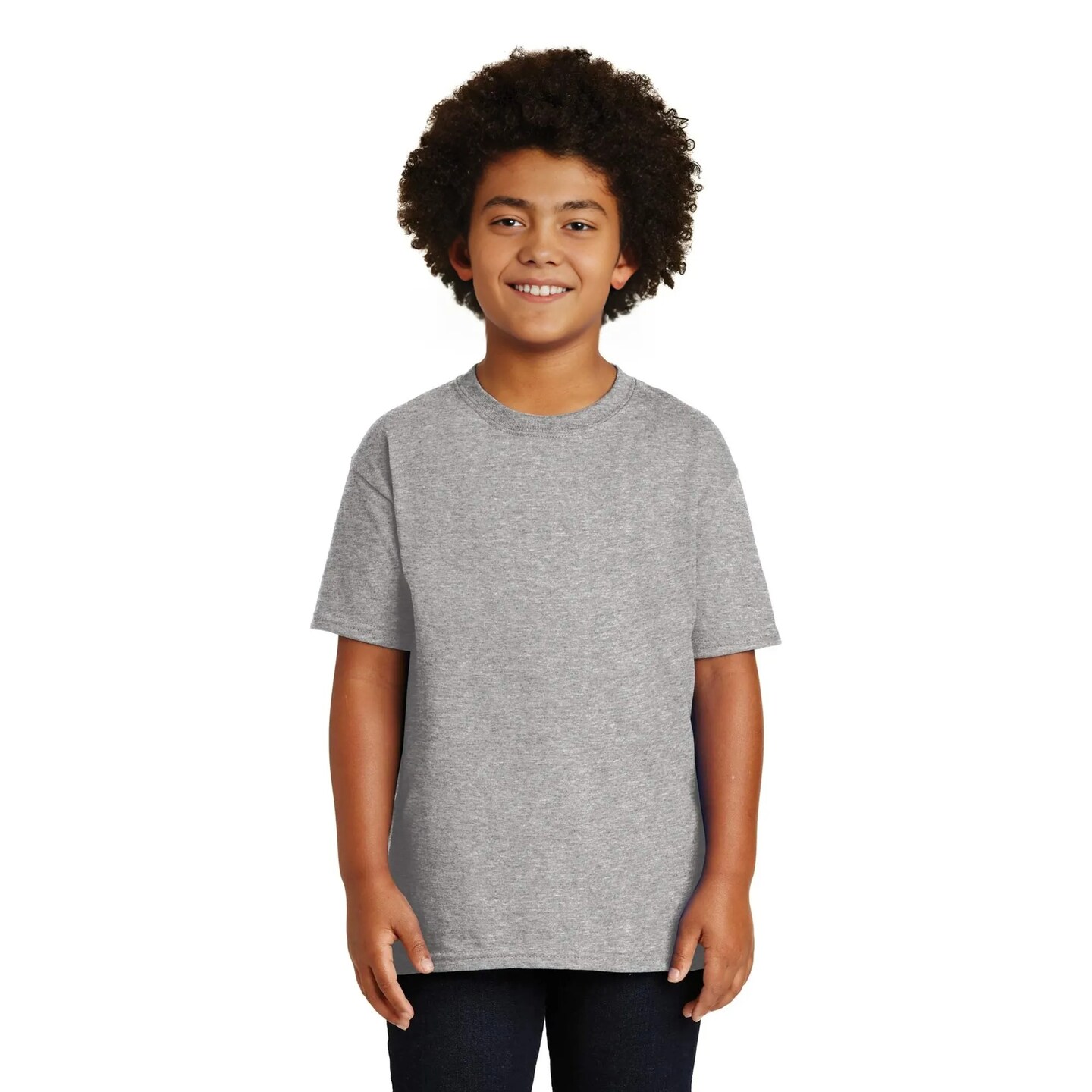 Gildan Ultra Cotton Youth Crewneck Short Sleeve T-Shirt Perfect for School, Sports & Custom Printing Cotton Tee