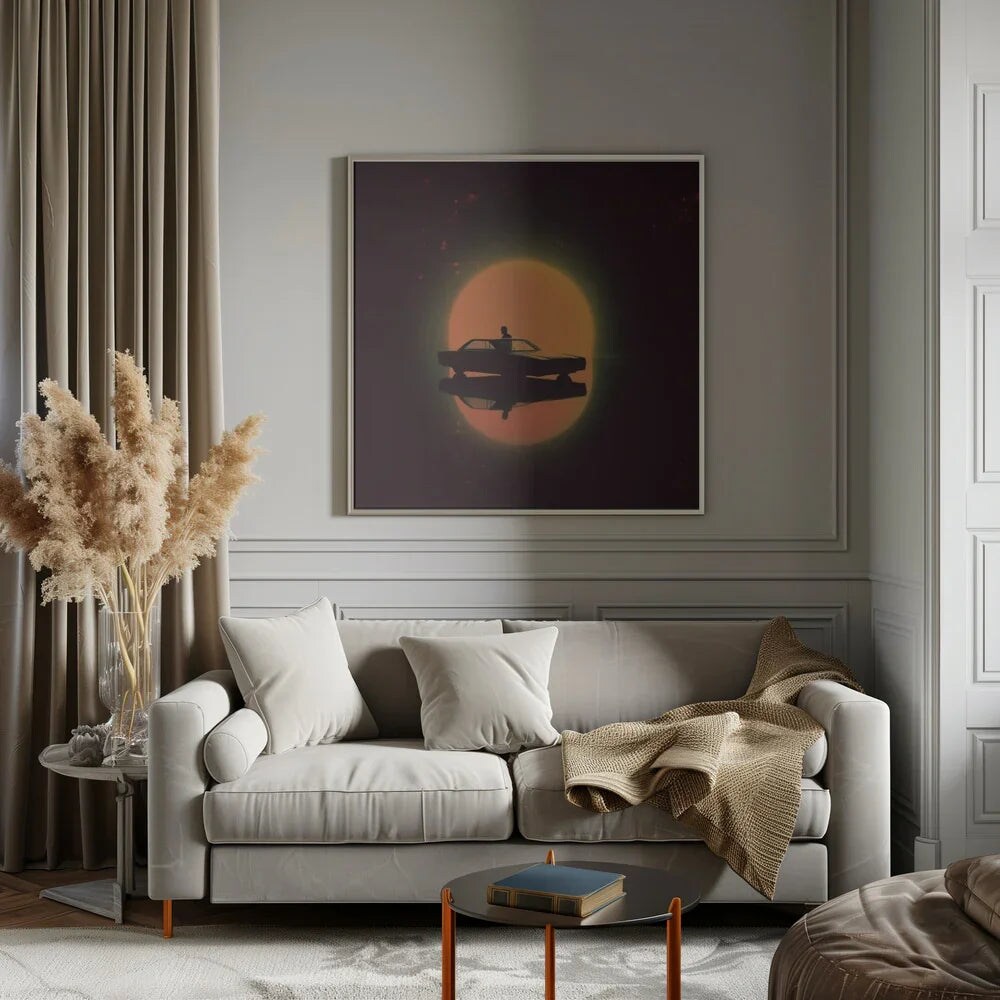 NightDrive Square 24x24 Canvas - Corporate Office Art