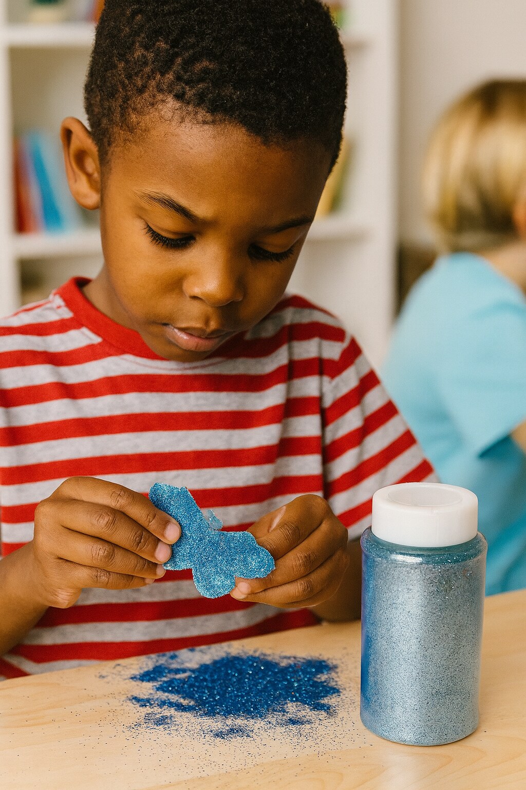 Craft Glitter 1 lb Jar – White / Clear Bulk Glitter for Crafts, Decor & Classroom Projects