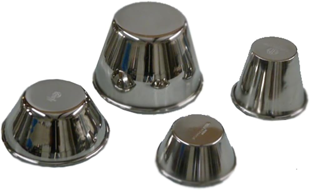 Stainless Steel Candle Glass Fusing Slump Molds in 4 Different Sizes