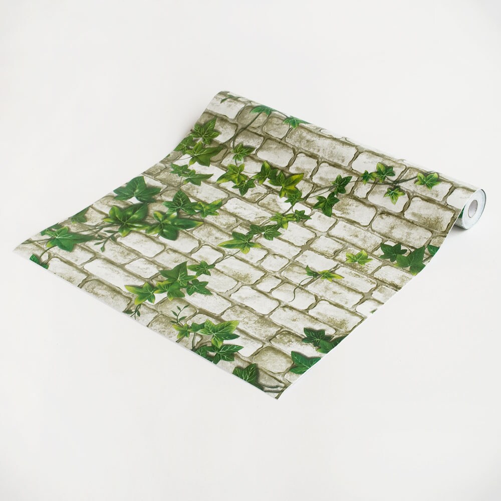 Virginia Creeper Peel and Stick Wallpaper 17.7"x394" Self-Adhesive