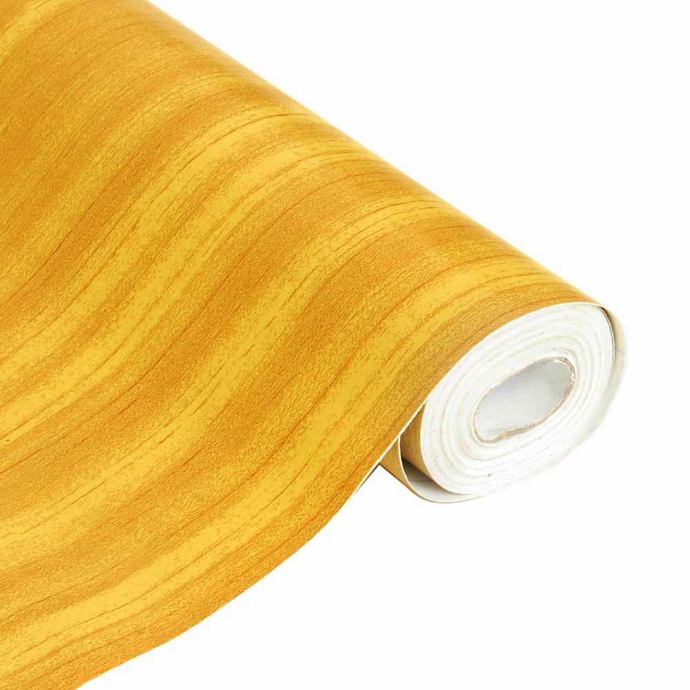 Self-Adhesive Wood Grain Wallpaper Roll 45 Sq Ft Washable Home Decor