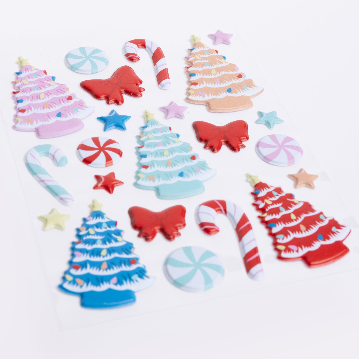 Bow & Arrough™ Holiday Classic Icons Puffy Stickers for DIY Holiday Gift Wrapping and Crafts