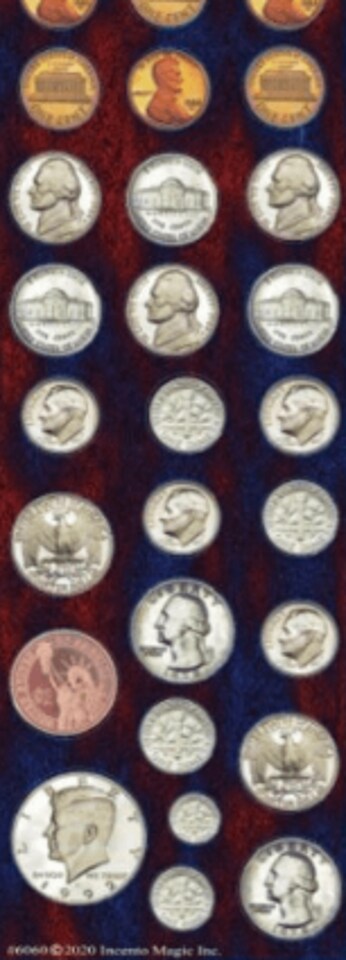 Coin Stickers for Kids – 25 Coins per Sheet – U.S. Money Stickers for Classroom Rewards, Learning & Crafts