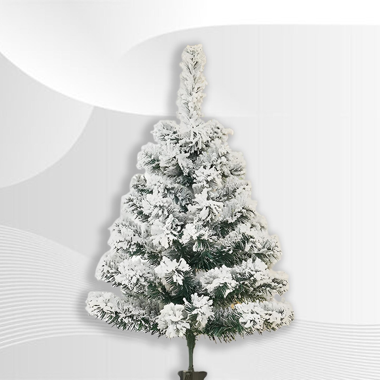 2 Ft Snow Covered Artificial Christmas Tree Mini Tabletop Holiday Tree
