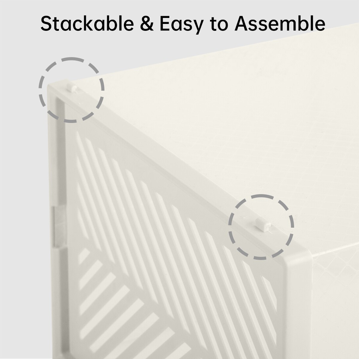 Clear Stackable Shoe Boxes, 12-Pack, Fold-Flat Front-Opening Shoe Storage Containers, 13.4″×9.1″×5.5″, Closet Organizer Set