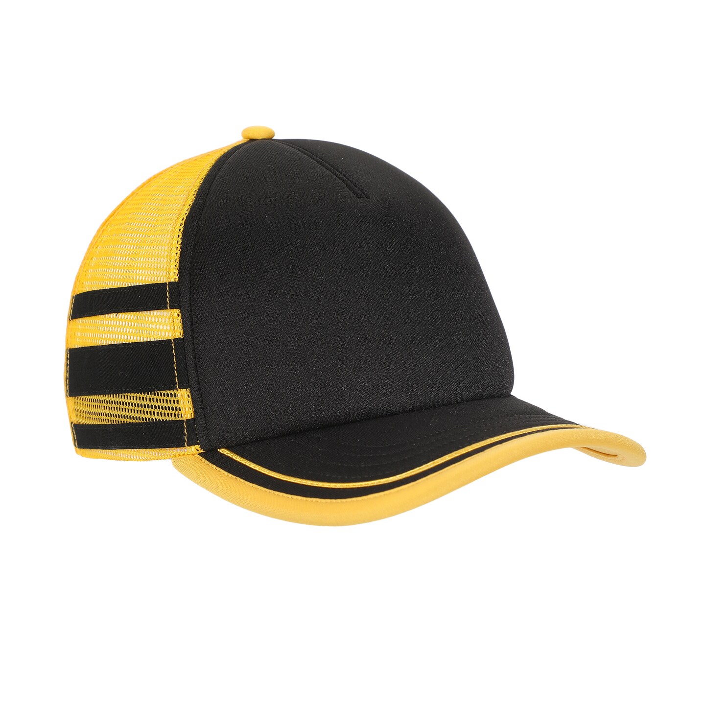 Stranger Things Dustin Henderson Black & Yellow Cosplay Trucker Hat