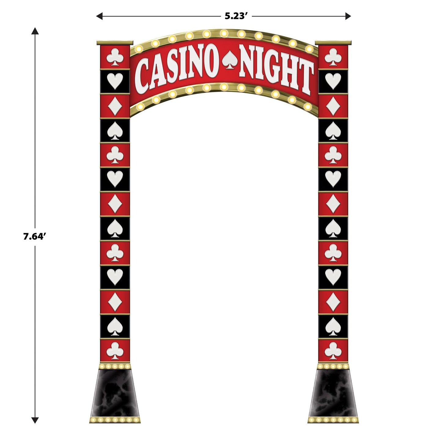 Beistle Casino 3-D Archway Prop