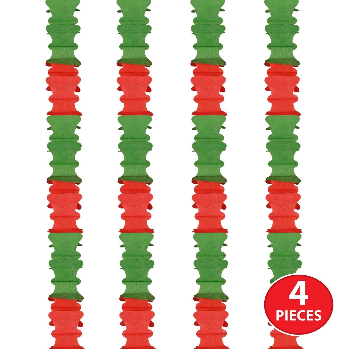 48 Pack Beistle Ceiling Drops red/green