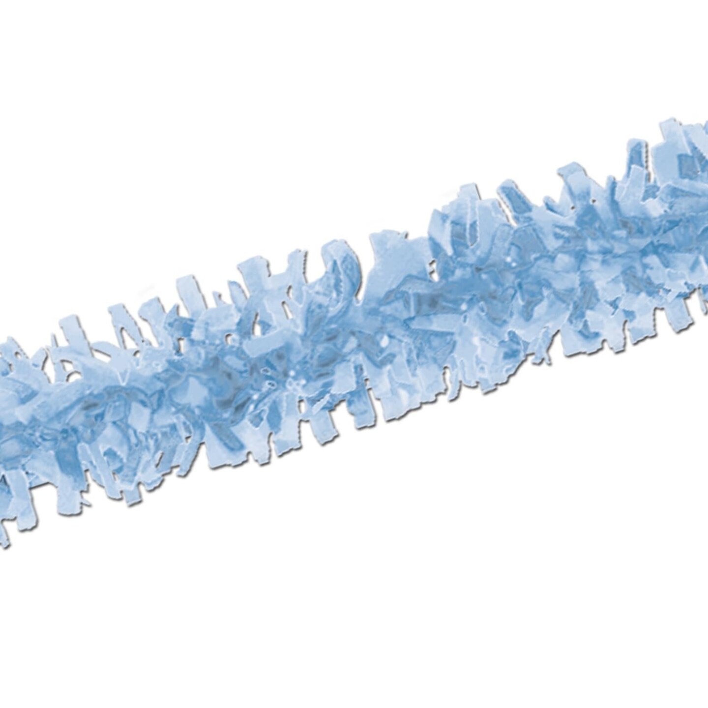 12 Piece Beistle Pkgd Tissue Party Festooning - Light blue