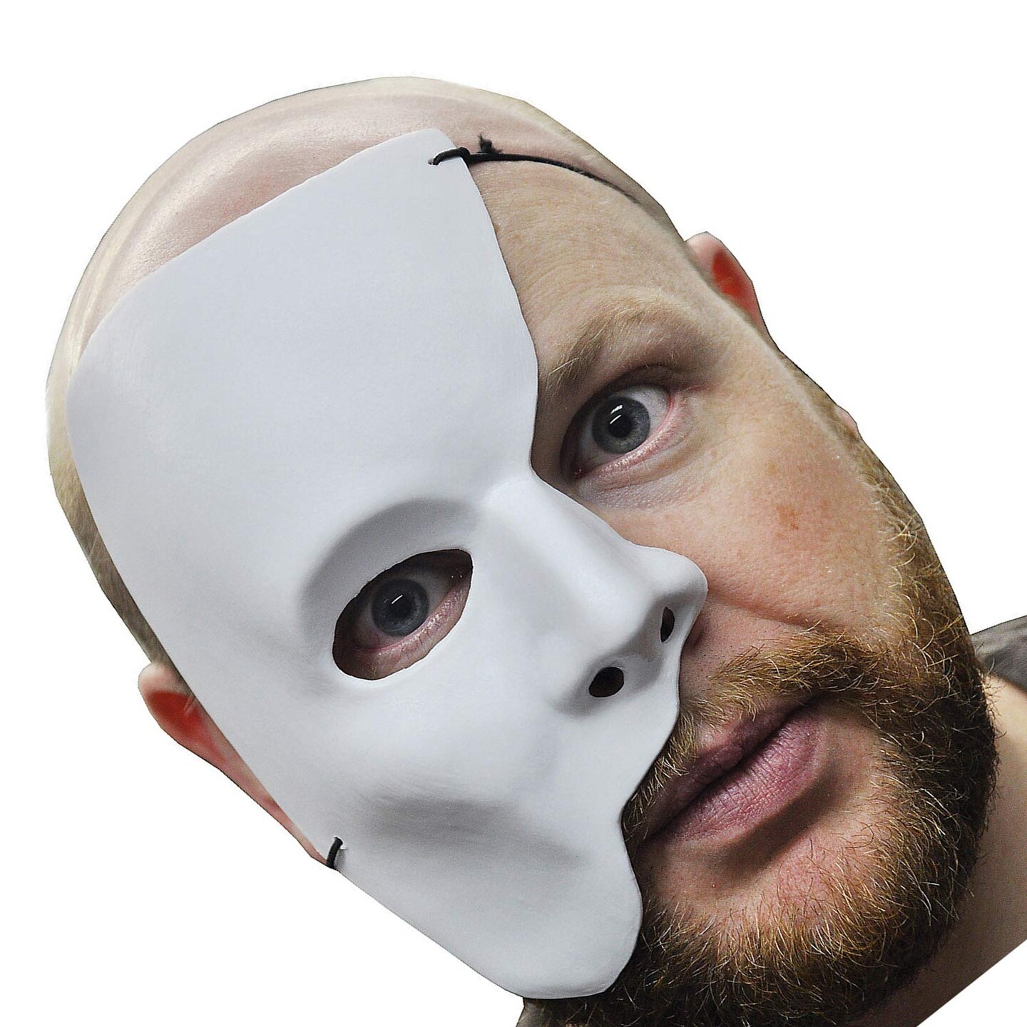 Partial Face Mask Phantom Horror Costume