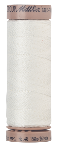 Candlewick (9136-3000) | Silk-Finish Cotton 40wt (150M / 164Y) | Mettler Thread