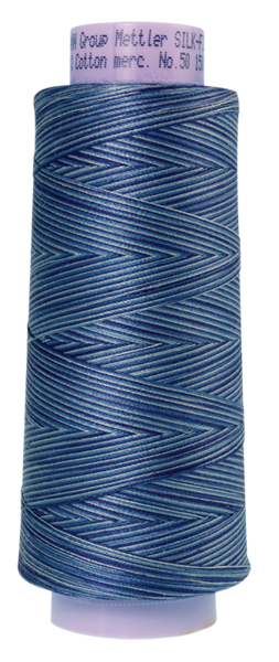 Evening Blue (9090-9812) | Silk-Finish Cotton Multi 50wt (1372M / 1500Y) | Mettler Thread