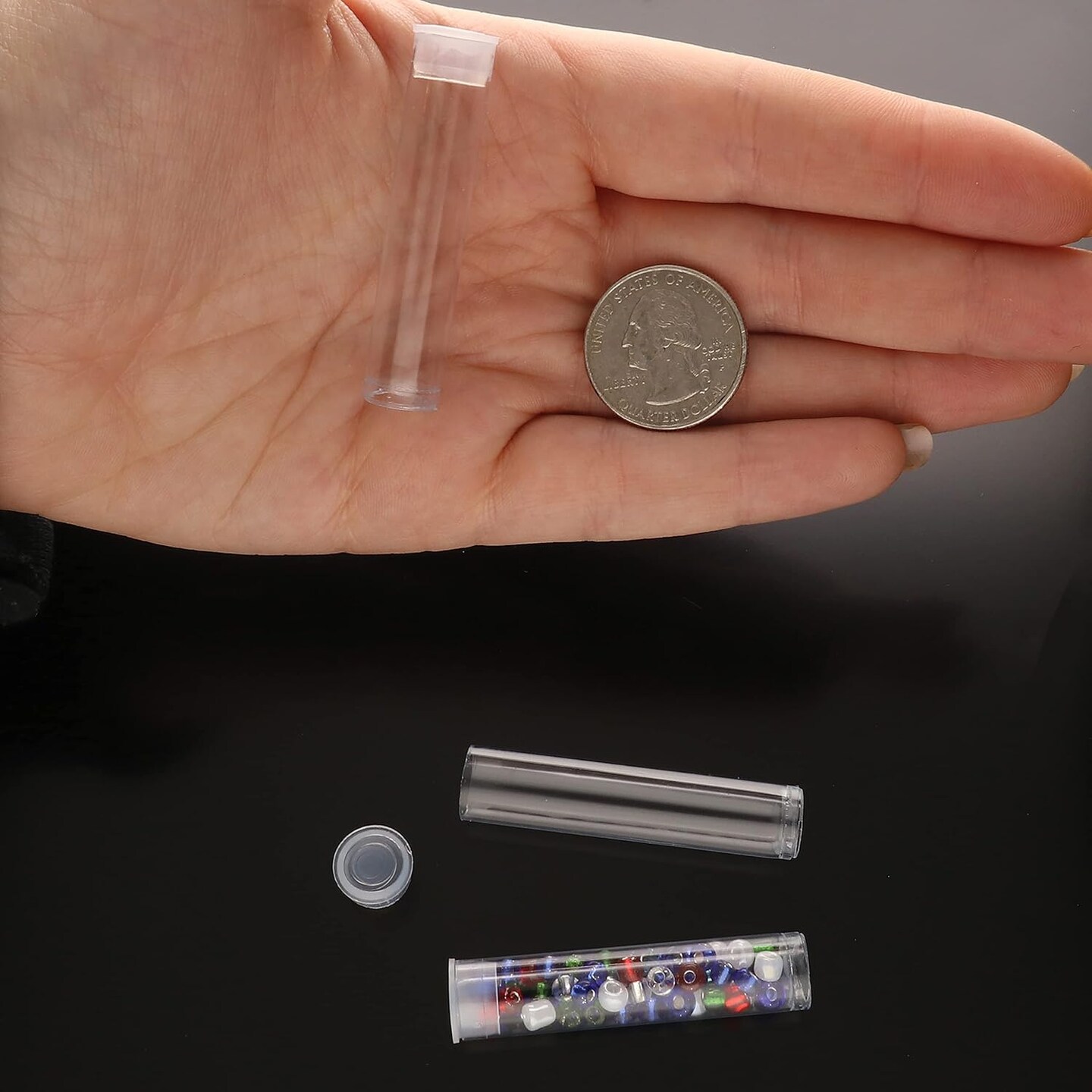 The Beadsmith Clear Plastic Tubes