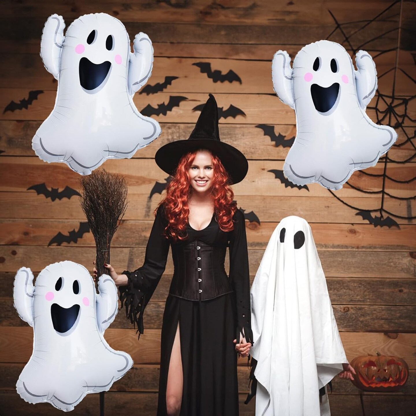 Halloween Ghost Balloons Set (White - Xxl Ghost)