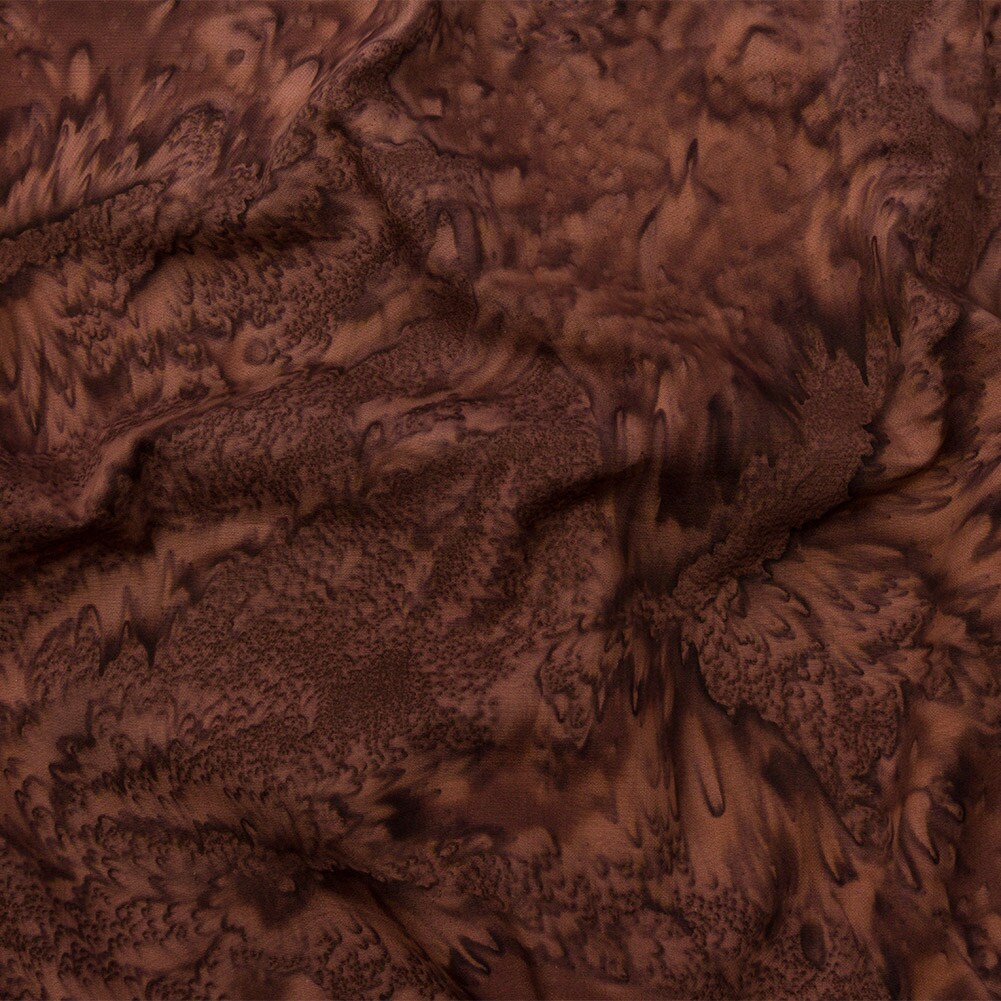 1 Yard Island Batiks Foundation Basics Coffee Abstract Quilting Cotton