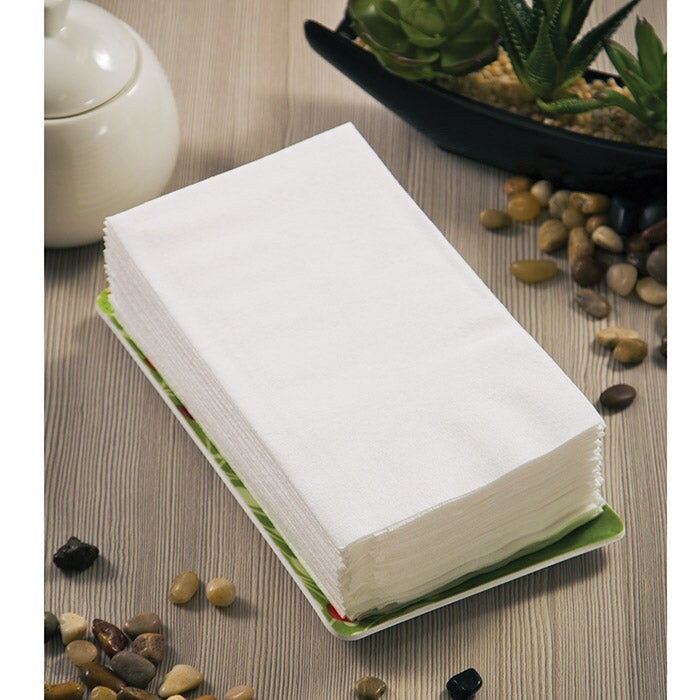 288 pc Bulk White Better than Linen Guest Towels