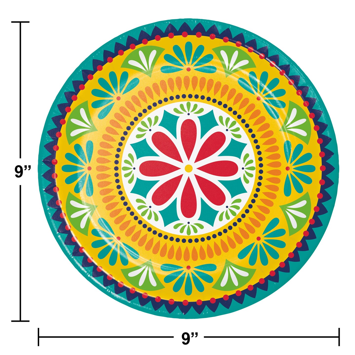 96 pc Bulk Fiesta Pottery 8.75 Inch Dinner Plate