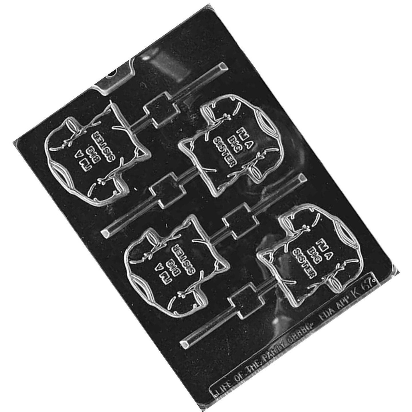 I&#x27;m A Big Sister Shirt Lolly Chocolate Mold