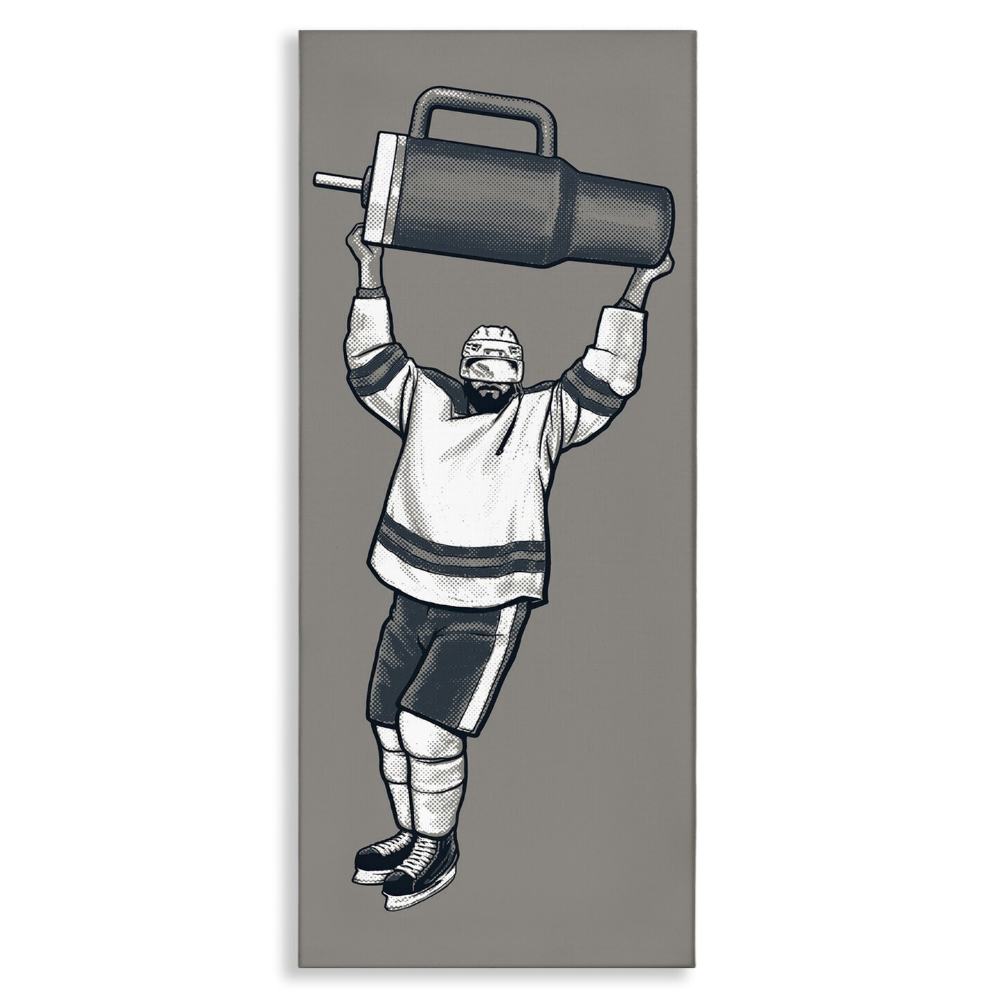 Stupell Industries Funny Hockey Trophy Pun Canvas Wall Art Design by Jedco Brands, Inc.