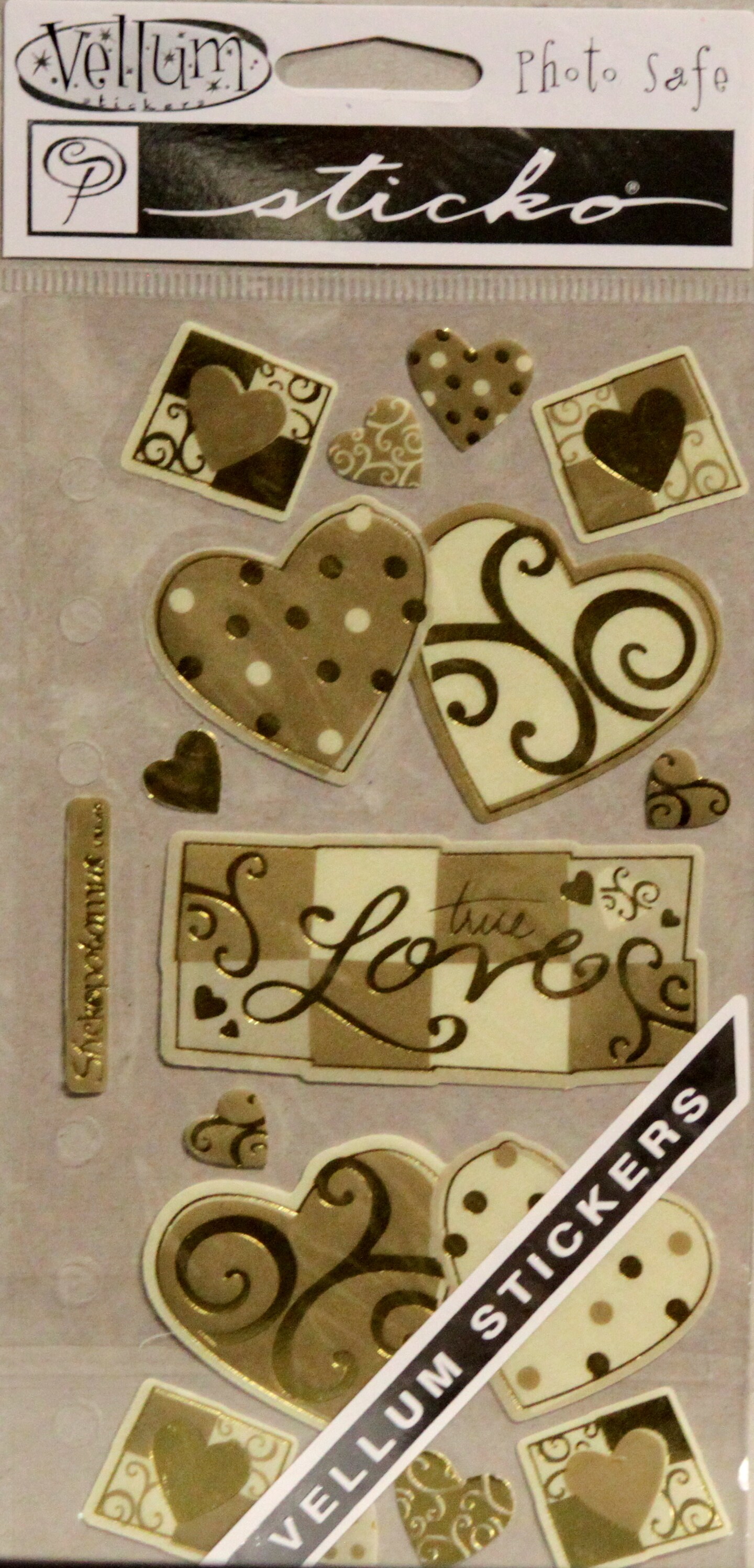 Sticko Vellum True Love Stickers