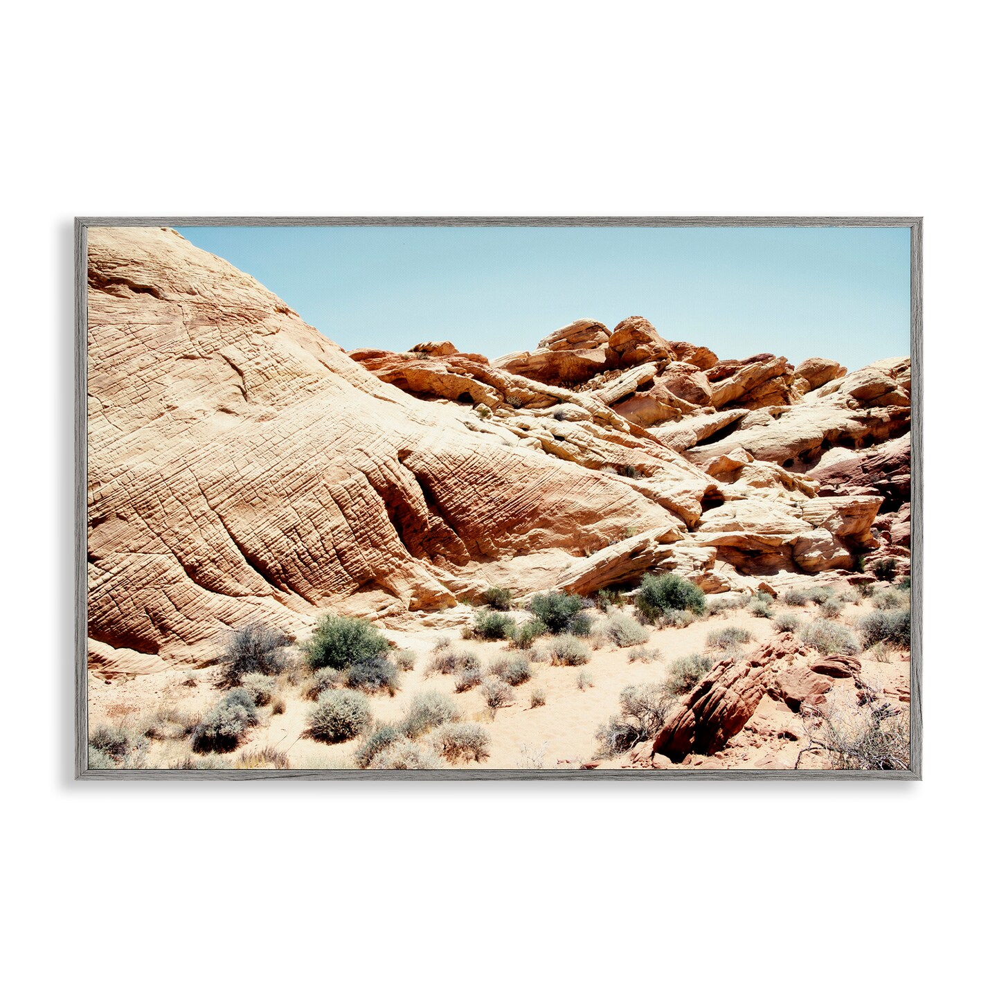 Stupell Industries Arid Desert Scenery Framed Giclee Wall Art Design by Debbie O&#x27;dell