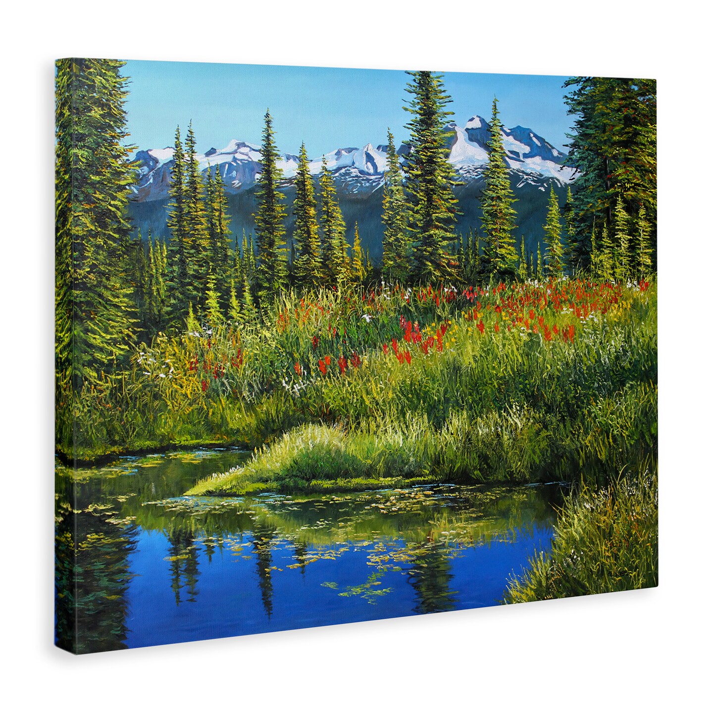 Stupell Industries High Country Summer Canvas Wall Art Design by Andrew Kiss