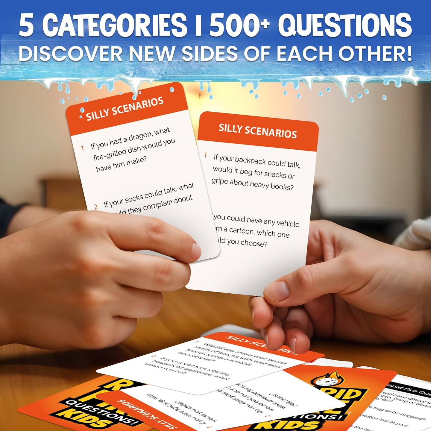 Rapid Fire Premium Conversation Cards for Kids