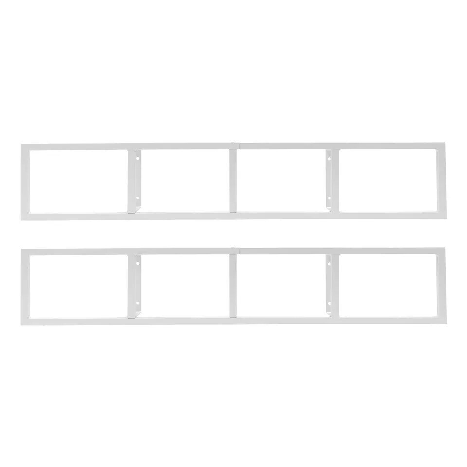 34 Inch Wall Mount Media Storage Rack, CD DVD Cube Organizer Metal Shelf