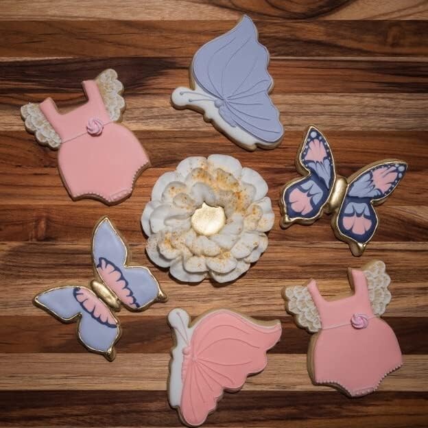 Butterfly Cookie Cutter Set 5 Piece Butterfly Fondant Biscui Cutters